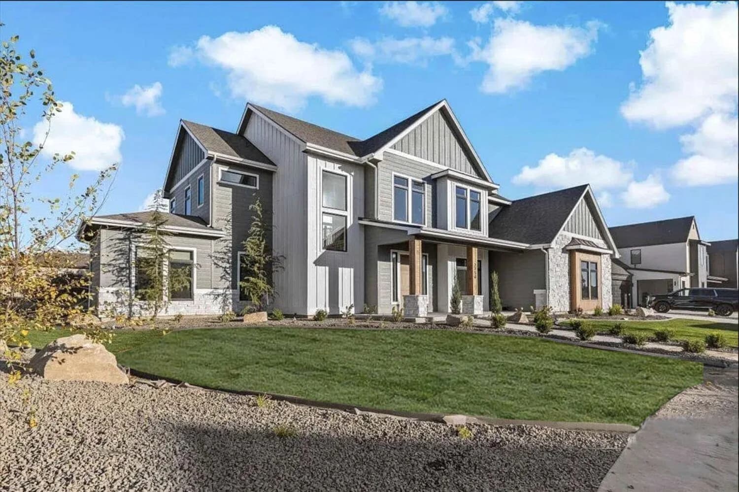 The Graves custom home exterior