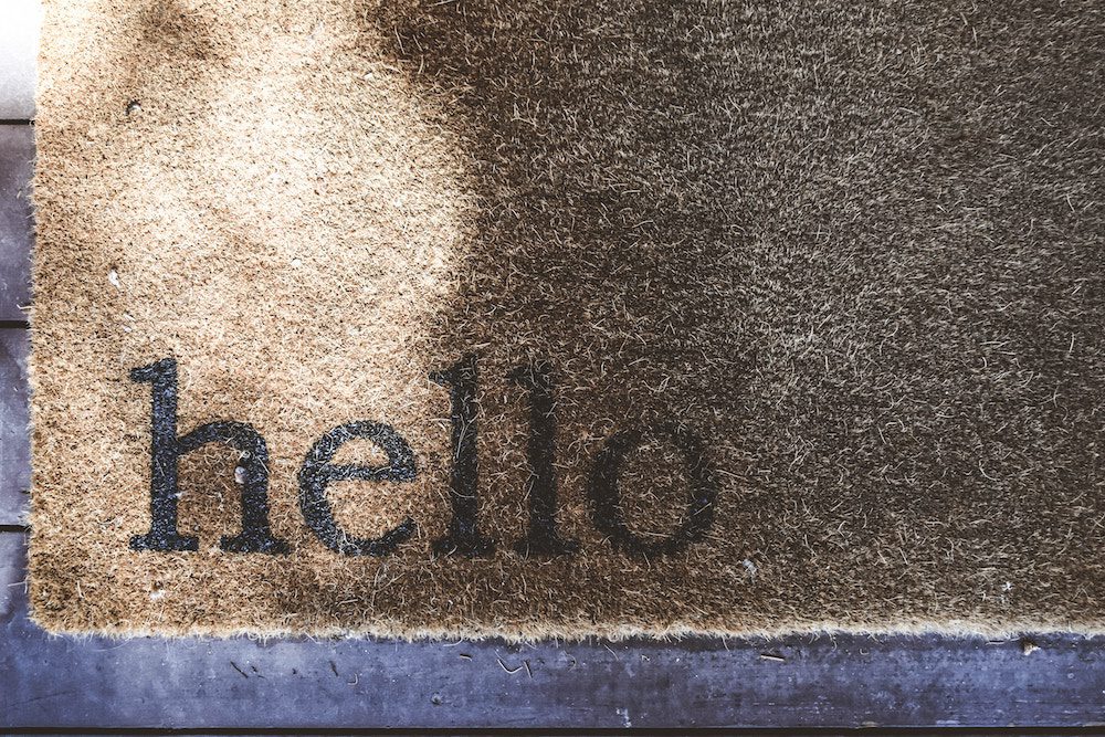 #3 - Personalized Welcome Mat